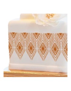 CakeDeco Stencil Ruit 2