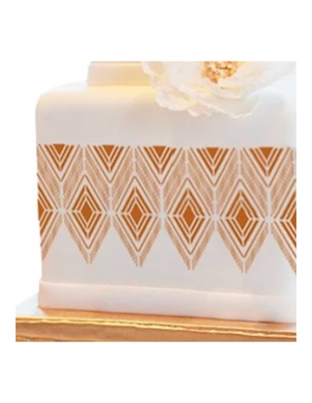 CakeDeco Stencil Ruit