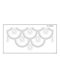 CakeDeco Stencil Parel Waterdruppel // 2