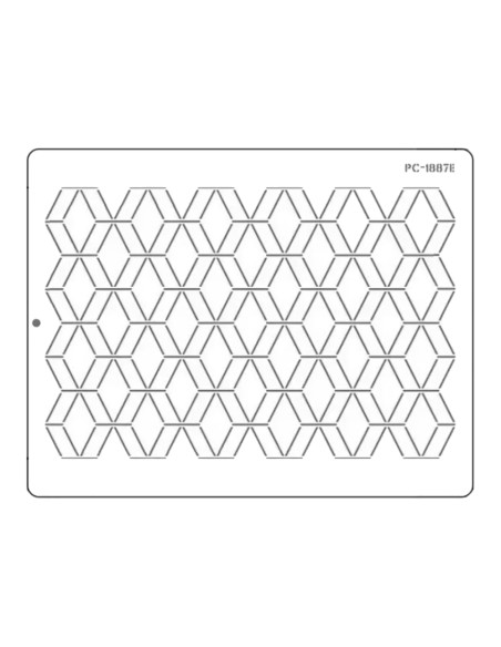 CakeDeco Stencil Geometrie