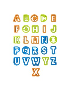 CakeDeco Uitsteker Set Alfabet -26st-