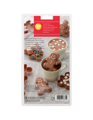 Wilton Chocolade Mal 3D Chocobomb Gingerbread