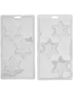 Wilton Chocolade Mal 3D Chocobomb Sneeuwvlok 2