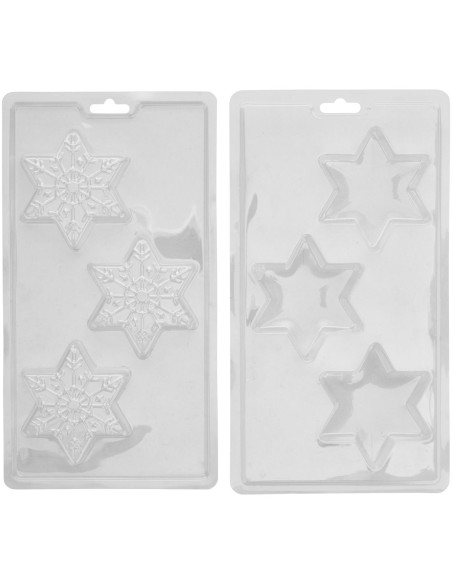 Wilton Chocolade Mal 3D Chocobomb Sneeuwvlok