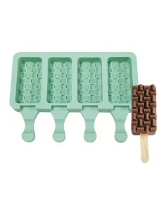 CakeDeco Cakesicle IJs Mould Stick -Groen- //