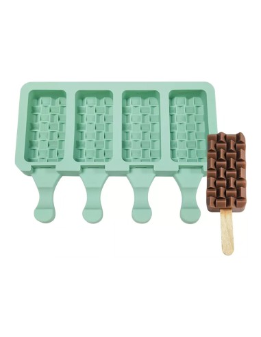 CakeDeco Cakesicle IJs Mould Stick -Groen-