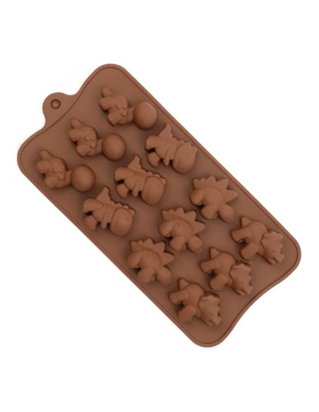 CakeDeco Siliconen Chocolade Mal Dino's