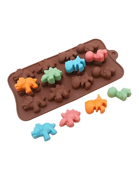 CakeDeco Siliconen Chocolade Mal Dino's