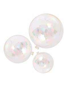 CakeDeco Taarttopper Mini Ballen Transparant -8st-