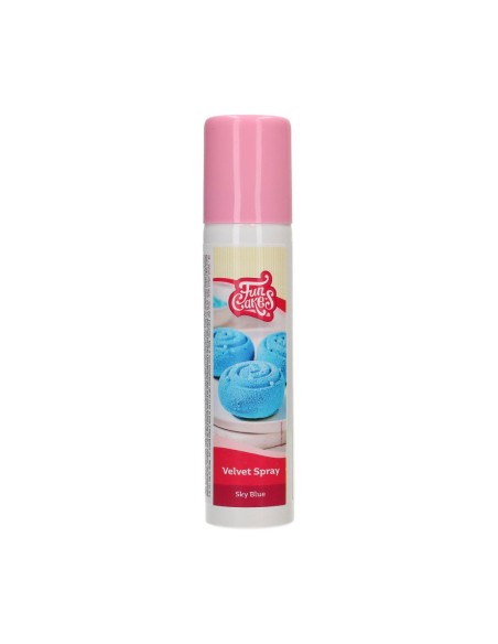 FunCakes Eetbare Velvet Spray Licht Blauw -100ml-
