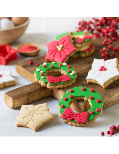 Decora Uitsteker Set Kerstroos en -Krans -2st-