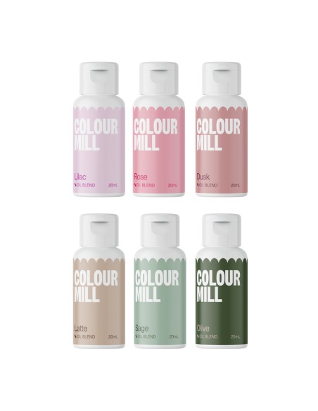 Colour Mill Chocolade Kleurstof Set Botanical -6x20ml-