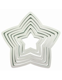 PME Plastic Cutter Set Star (set van 6)