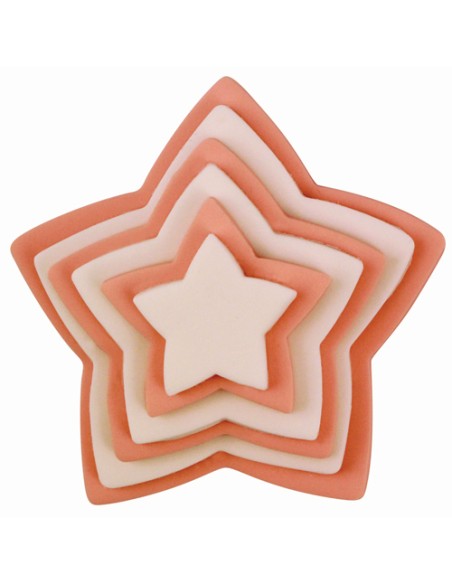 PME Plastic Cutter Set Star (set van 6)