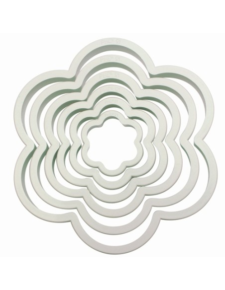 PME Plastic Cutter Set Flower (set van 6)