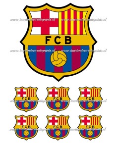 Eetbare Print Barcelona - 15cm