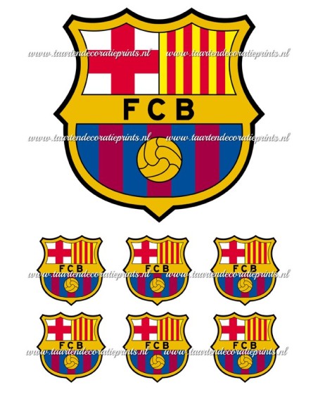 Eetbare Print Barcelona - 15cm