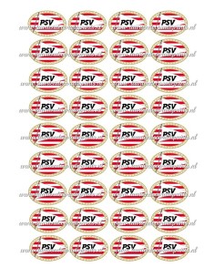 Eetbare Print PSV Mini Cupcakes - 3,5cm