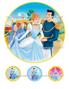 Eetbare Print Assepoester 1 - 20cm