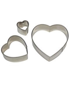 PME Koekjes Uitsteker Set Hart -3st-