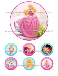 Eetbare Print Doornroosje 1 - 15cm