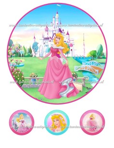 Eetbare Print Doornroosje 2 - 20cm