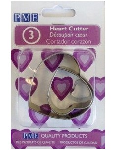 PME Koekjes Uitsteker Set Hart -3st- 2