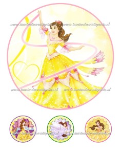 Eetbare Print Belle 2 - 20cm