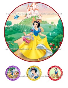 Eetbare Print Sneeuwwitje 2 - 20cm