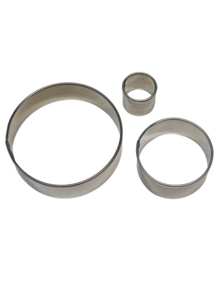 PME Koekjes Uitsteker Set Rond -3st-