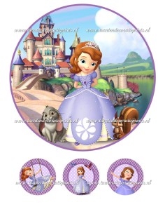 Eetbare Print Sofia 1 - 20cm