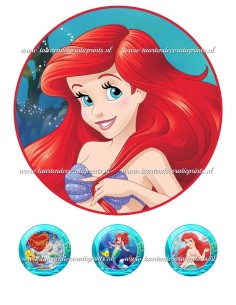 Eetbare Print Ariel 2 - 20cm