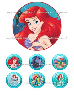 Eetbare Print Ariel 2 - 15cm