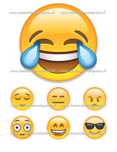 Eetbare Print Smiley 1 - 15cm