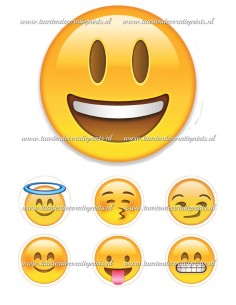 Eetbare Print Smiley 2 - 15cm