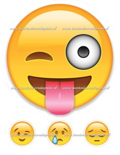 Eetbare Print Smiley 3 - 20cm