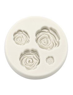 CakeDeco Siliconen Mal Rozen/4