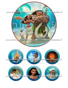 Eetbare Print Vaiana 1 - 15cm