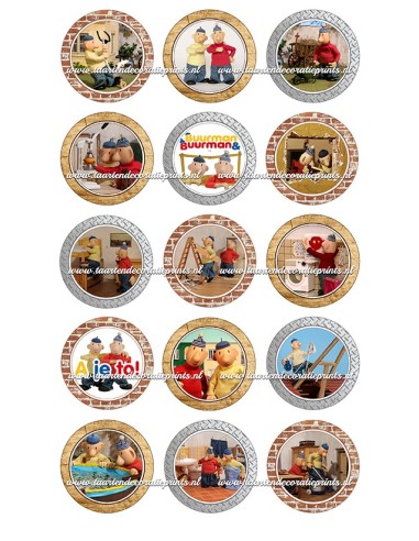 Eetbare Print Buurman & Buurman Cupcakes - 5cm