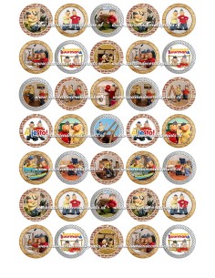 Eetbare Print Buurman & Buurman Mini Cupcakes - 3,5cm