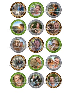 Eetbare Print Freek Cupcakes - 5cm