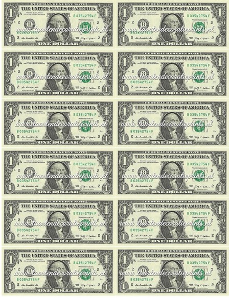 Eetbare Print GTA Dollar Biljetten