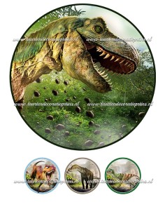 Eetbare Print Dino 1 - 20cm