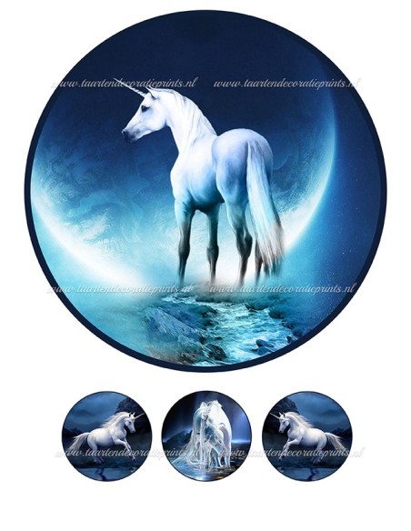 Eetbare Print Unicorn 2 - 20cm