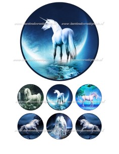 Eetbare Print Unicorn 2 - 15cm