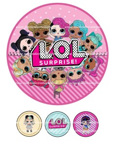 Eetbare Print LOL Surprise - 20cm