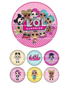 Eetbare Print LOL Surprise - 15cm