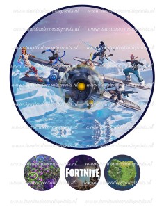Eetbare Print Fortnite 2 - 20cm