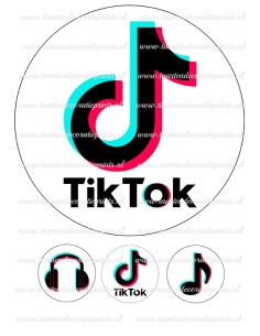 Eetbare Print TikTok 2 - 20cm