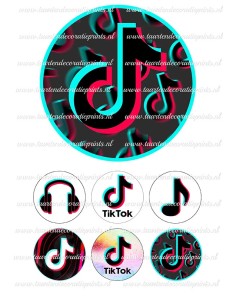 Eetbare Print TikTok 1 - 15cm